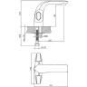 Смеситель для раковины Orange Lotos M32-021cr Хром