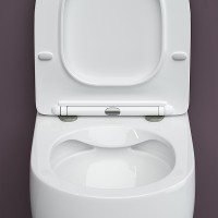 Комплект унитаза Ceramicanova Play CN3001 с инсталляцией Grohe Rapid SL 38775001 с сиденьем Микролифт и клавишей смыва Хром фаянс подвесной