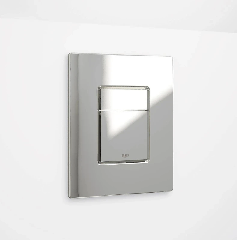 Комплект унитаза Ceramicanova Play CN3001 с инсталляцией Grohe Rapid SL 38775001 с сиденьем Микролифт и клавишей смыва Хром фаянс подвесной