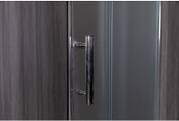 Душевой уголок Esbano ESR-8020 90x90 ESUGR8020 профиль Хром стекло рифленое