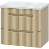 Тумба с раковиной Brevita Ariana 60 УТ000015747 подвесная Капучино МДФ / ЛДСП