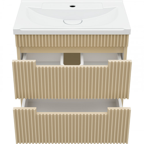 Тумба с раковиной Brevita Ariana 60 УТ000015747 подвесная Капучино МДФ / ЛДСП