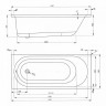 Акриловая ванна Vagnerplast Kasandra 165x70 VPBA165KAS2X-04 без гидромассажа