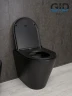 Унитаз Gid Cortado TRS-263BM 62212Y приставной цвет Черный матовый с сиденьем Микролифт