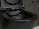 Унитаз Gid Cortado TRS-263BM 62212Y приставной цвет Черный матовый с сиденьем Микролифт