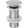 Донный клапан WellWant WWS02110M click-clack Хром