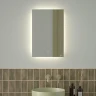 Зеркало Defesto Glow 40х60 DF 2502S с подсветкой 17W-4500К/с фацетом/Сенсорный выключатель/Нейтральный белый свет