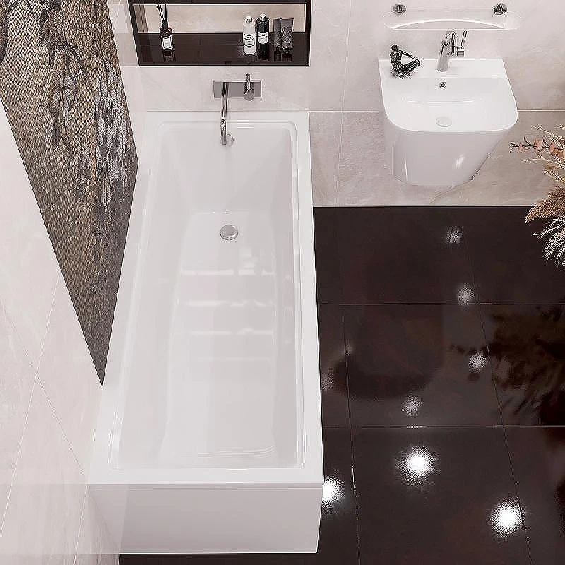Акриловая ванна Corpa Nera Davinci 170x70 CN05002WH без гидромассажа