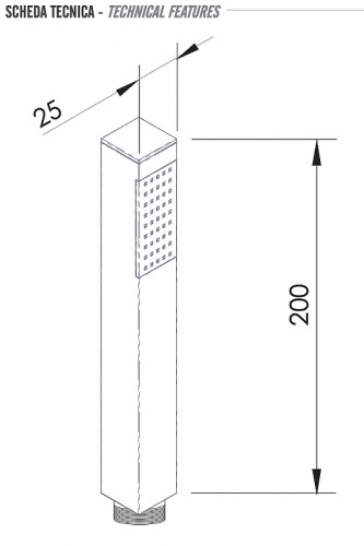 Ручной душ Remer 317SSBGX цвет Золото брашированное