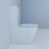 Унитаз компакт beWash Lusso BKBWR004620 Белый глянец с бачком и сиденьем Микролифт фарфор напольный