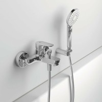 Смеситель для ванны Ideal Standard Cerafine Model O BC500AA Хром на стену
