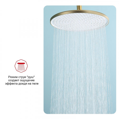 Верхний душ Raglo R451.50.03 цвет Золото матовое