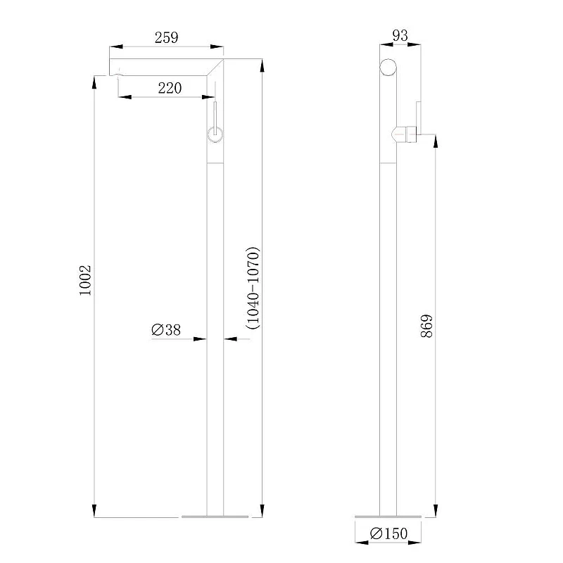 Смеситель для раковины Abber Perfekte 316 AF8A40BST цвет Сталь брашированная