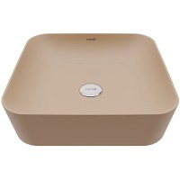 Раковина-чаша Creavit Ultra 40 UL040-00CM00E-0000 Капучино фарфор накладная