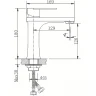 Смеситель для раковины Haiba HB10807 Нержавеющая сталь