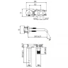 Смеситель для раковины Gattoni MD MD150/22C0 Хром