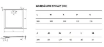 Душевой поддон из искусственного камня Excellent Lavano 90x90 BREX.1102.090.090.CAN Капучино