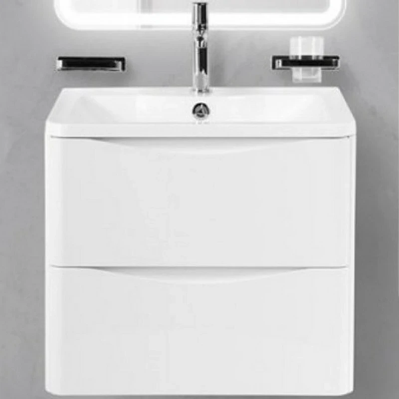 Тумба под раковину BelBagno ACQUA-600-2C-SO-BL подвесная Bianco Lucido МДФ / ЛДСП