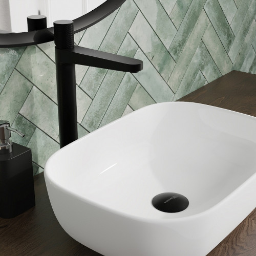 Смеситель для раковины WasserKRAFT Fulda 5203H Черный матовый латунь