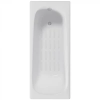 Чугунная ванна Delice Continental 120х70 DLR230640-AS цвет Белый без отверстий под ручки с антискользящим покрытием