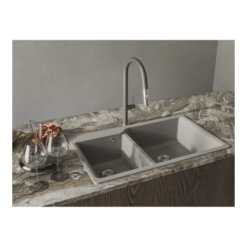 Смеситель для кухни Rivelato Asti 3972500 grigio cromo цвет Серый Хром