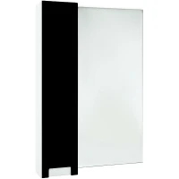 Зеркало со шкафом Bellezza Пегас 50 L 4610406022047 Черное Белое