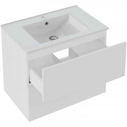 Тумба под раковину Runo Палермо 70 00-00004083 подвесная Белая