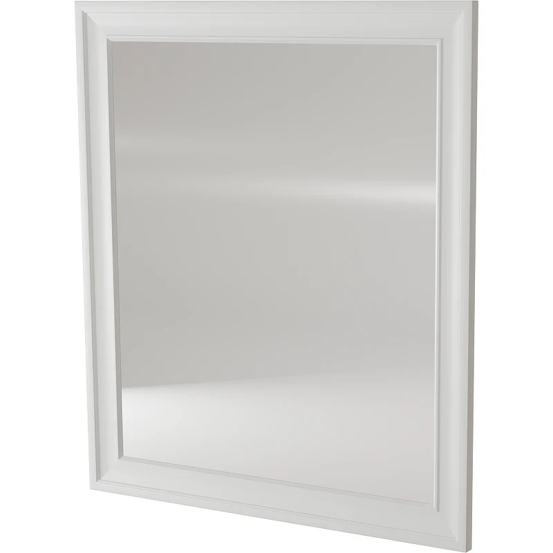 Зеркало Caprigo Ponza 80 13532-B231 Белое матовое МДФ / ЛДСП, стекло