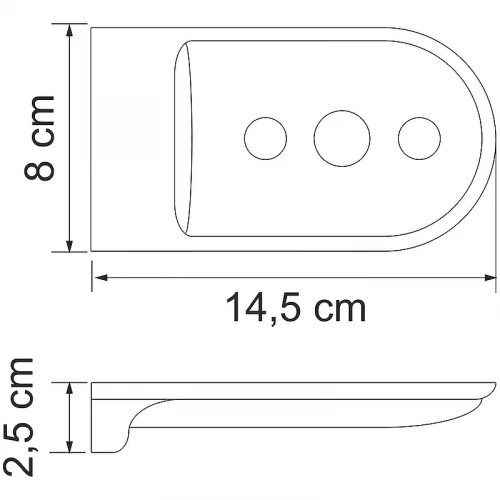 Мыльница WasserKRAFT Kammel K-8369 Хром