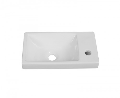 Тумба под раковину ЗОВ Монови Слим 40 MS40T подвесная цвет Белый Тростник