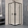 Душевой уголок RGW Passage PA-038B 90x90 350803899-14 профиль Черный стекло прозрачное