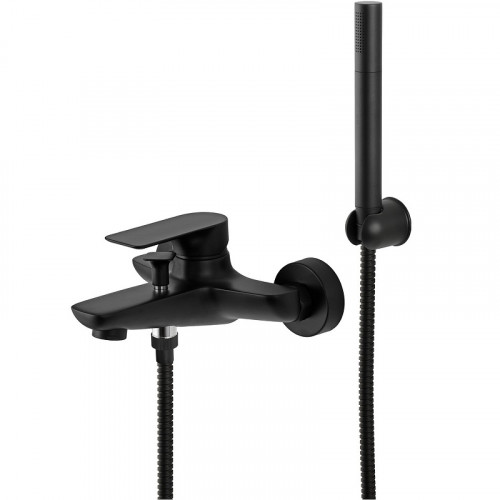 Смеситель для ванны Remer Infinity I02NO Черный матовый латунь на стену