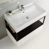 Тумба Cezares Cadro 80 CADRO-80-1C-SO-BG-BLUM подвесная Белый глянец МДФ / ЛДСП
