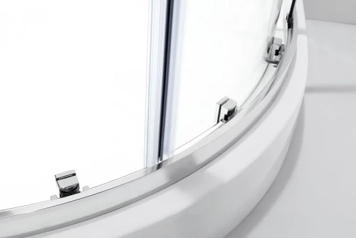 Душевой уголок Cezares Molveno 100x80 MOLVENO-RH-2-100/80-C-Cr-IV профиль Хром стекло прозрачное