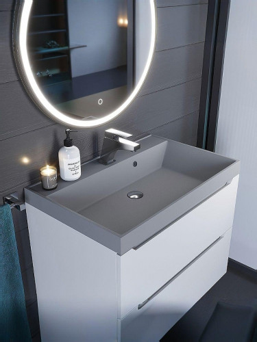 Раковина Uperwood Classic Quartz 70 291030004 цвет Бетон