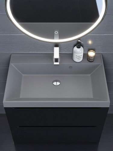 Раковина Uperwood Classic Quartz 70 291030004 цвет Бетон