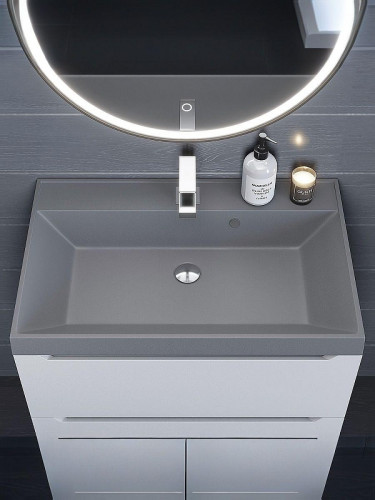 Раковина Uperwood Classic Quartz 70 291030004 цвет Бетон