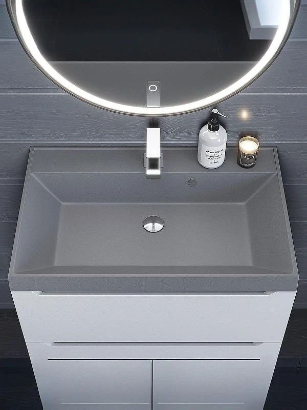 Раковина Uperwood Classic Quartz 70 291030004 цвет Бетон