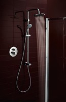 Душевая система Ideal Standard Ideal Rain Soft A5691AA Хром латунь на стену