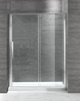 Душевая дверь в нишу Cezares Lux Soft W-BF-1 150 профиль Хром стекло прозрачное