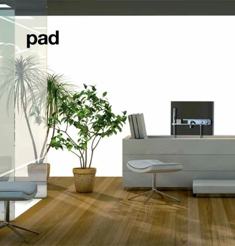 Смеситель для ванны Paini Pad PDCR100B0 Хром Белый