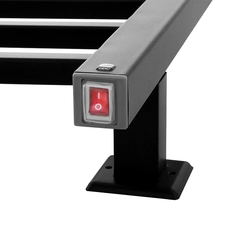 Электрический полотенцесушитель Energy Grand 1200х600 EETRGRAND12060R905M цвет Черный матовый