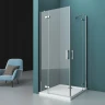 Душевой уголок BelBagno Kraft 120х90 KRAFT-AH-22-120/90-C-Cr-L профиль Хром стекло прозрачное