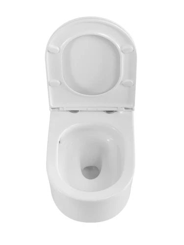 Унитаз подвесной BelBagno Unique BB007CH-TOR/SC цвет Белый с сиденьем Микролифт