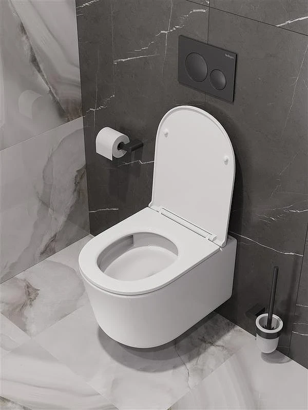 Унитаз подвесной BelBagno Unique BB007CH-TOR/SC цвет Белый с сиденьем Микролифт