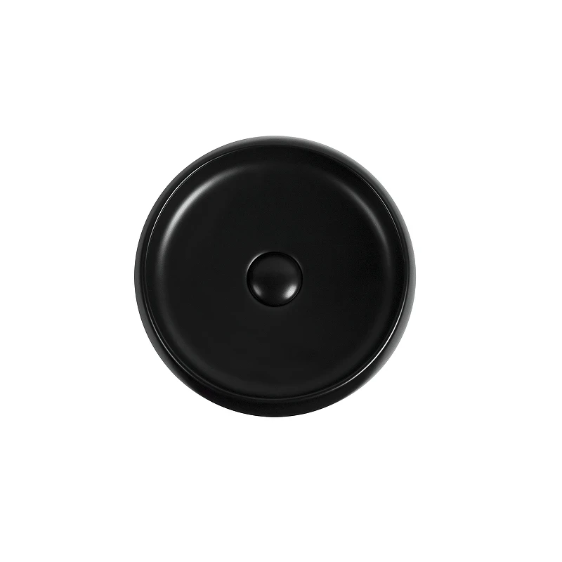 Раковина-чаша Aquanet Round-1-MB 36 273680 Черная матовая фаянс накладная