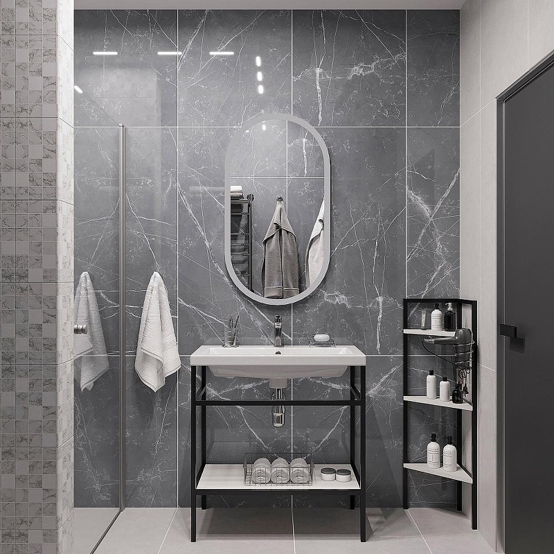 Зеркало DIWO Переславль 55 ЗЛП1725 с подсветкой с сенсорным выключателем