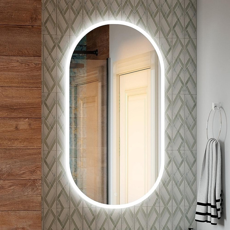 Зеркало DIWO Переславль 55 ЗЛП1725 с подсветкой с сенсорным выключателем