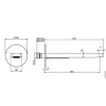 Излив для смесителя Fima Carlo Frattini Shower accessories F2418CR цвет Хром