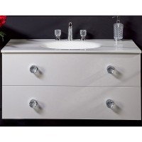 Тумба под раковину Boheme Armadi Art NeoArt 110 831-110-WH подвесная White МДФ / ЛДСП
